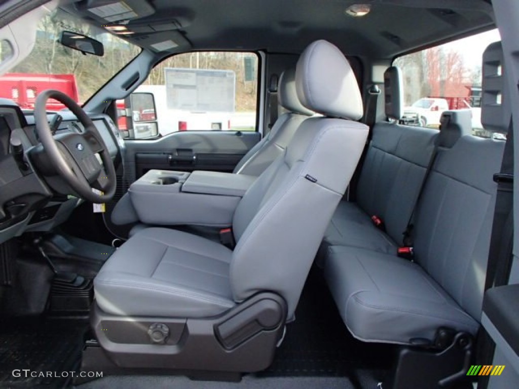 2014 F350 Super Duty XL SuperCab 4x4 - Oxford White / Steel photo #12