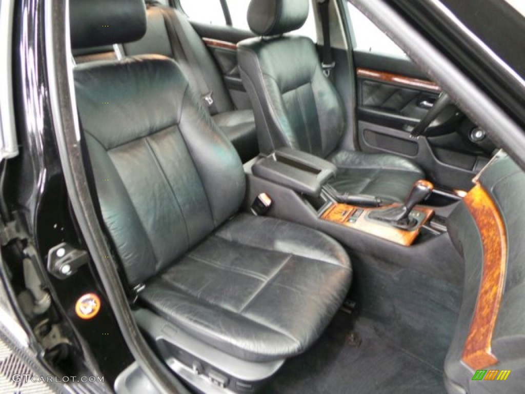 Black Interior 2000 BMW 5 Series 528i Sedan Photo #88150592