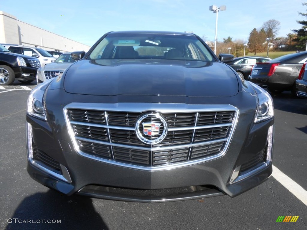 Phantom Gray Metallic 2014 Cadillac CTS Sedan AWD Exterior Photo #88152275