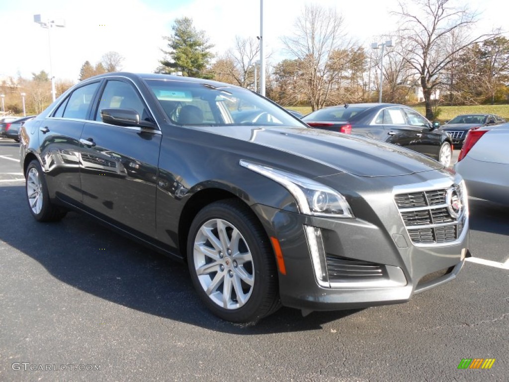 Phantom Gray Metallic 2014 Cadillac CTS Sedan AWD Exterior Photo #88152302