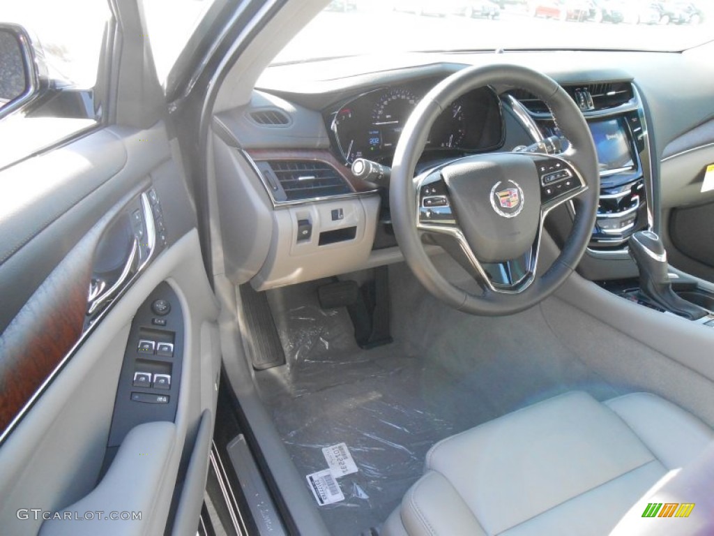 Medium Titanium/Jet Black Interior 2014 Cadillac CTS Sedan AWD Photo #88152413
