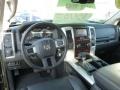 2011 Brilliant Black Crystal Pearl Dodge Ram 1500 Laramie Crew Cab 4x4  photo #13