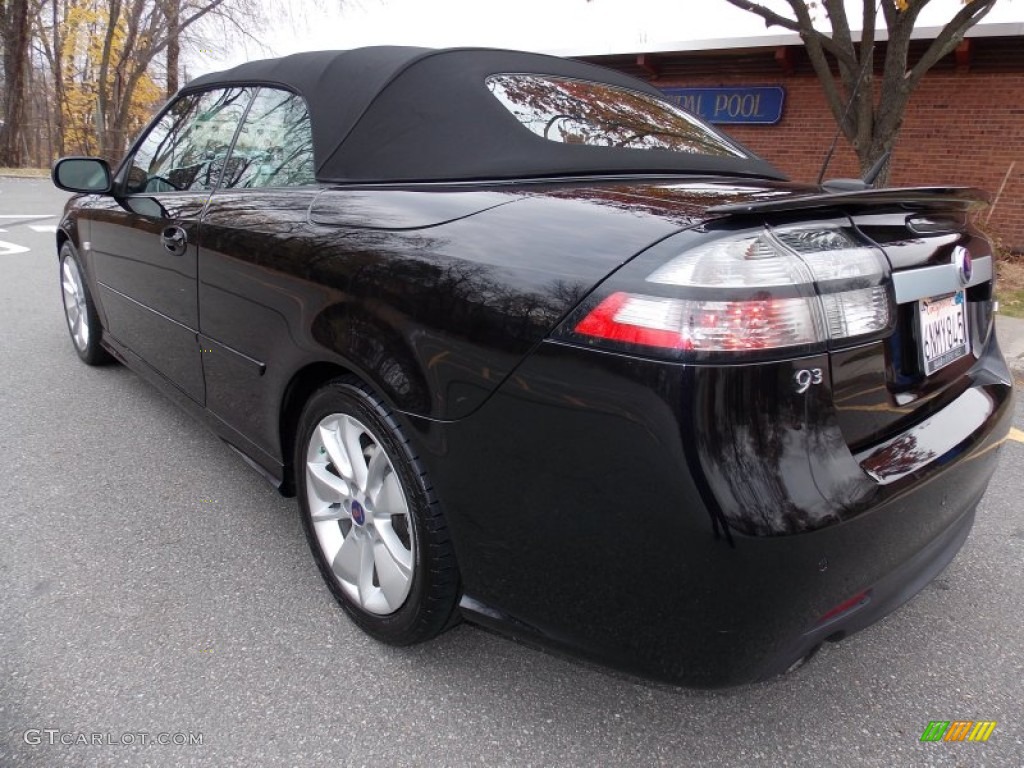 2010 9-3 Aero Convertible - Jet Black Metallic / Parchment/Black photo #3