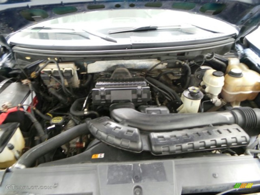 2007 F150 XLT SuperCrew 4x4 - Dark Blue Pearl Metallic / Medium Flint photo #5