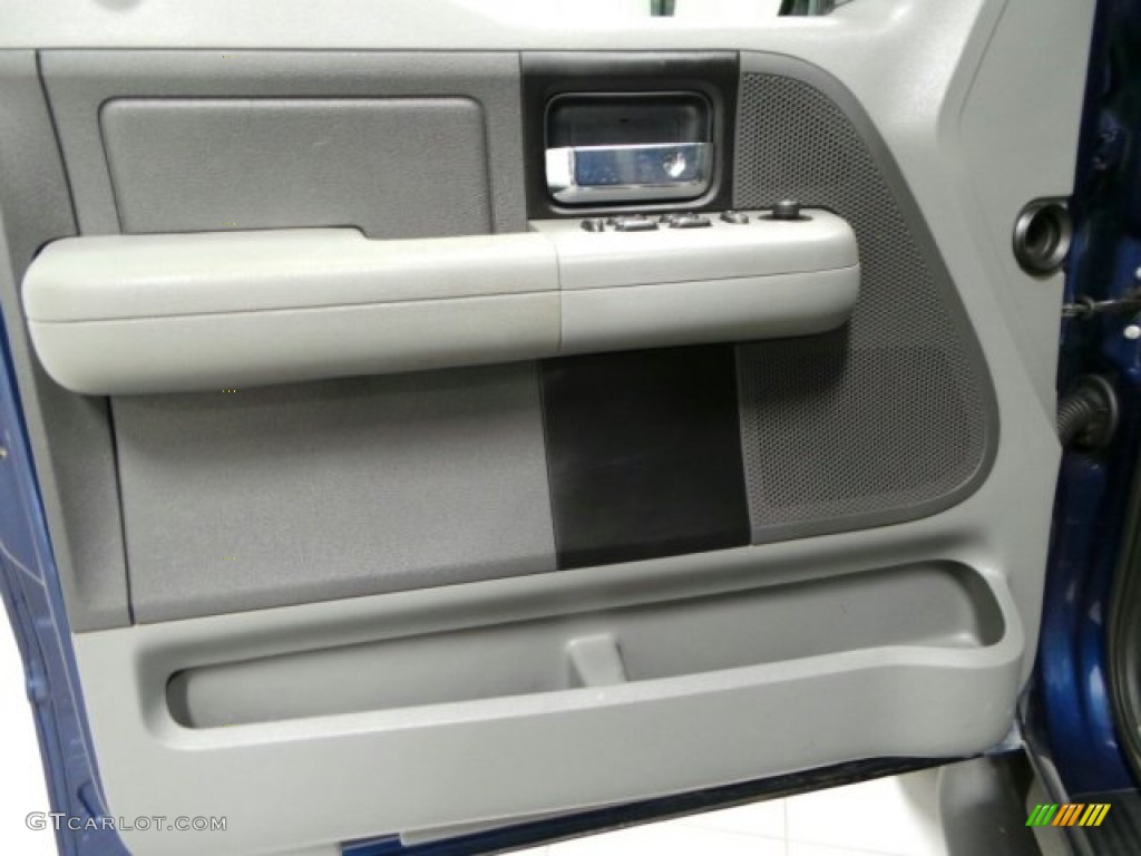 2007 F150 XLT SuperCrew 4x4 - Dark Blue Pearl Metallic / Medium Flint photo #11