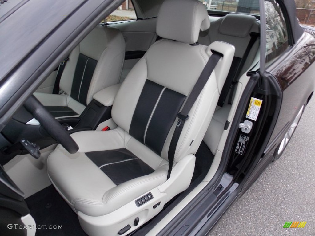 Parchment/Black Interior 2010 Saab 9-3 Aero Convertible Photo #88154966