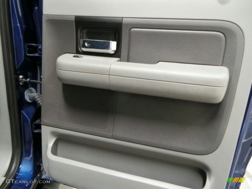 2007 F150 XLT SuperCrew 4x4 - Dark Blue Pearl Metallic / Medium Flint photo #14