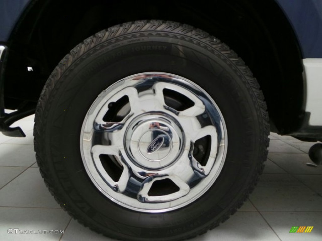 2007 F150 XLT SuperCrew 4x4 - Dark Blue Pearl Metallic / Medium Flint photo #25