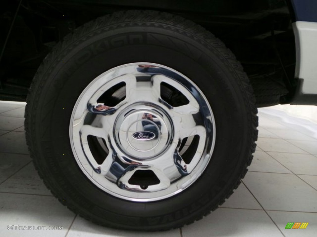 2007 F150 XLT SuperCrew 4x4 - Dark Blue Pearl Metallic / Medium Flint photo #26