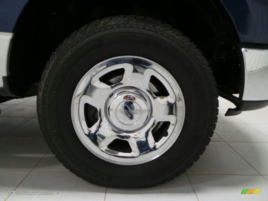 2007 F150 XLT SuperCrew 4x4 - Dark Blue Pearl Metallic / Medium Flint photo #28