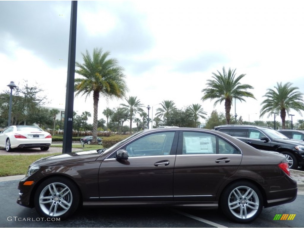 2014 C 250 Sport - Dolomite Brown Metallic / Almond/Mocha photo #2