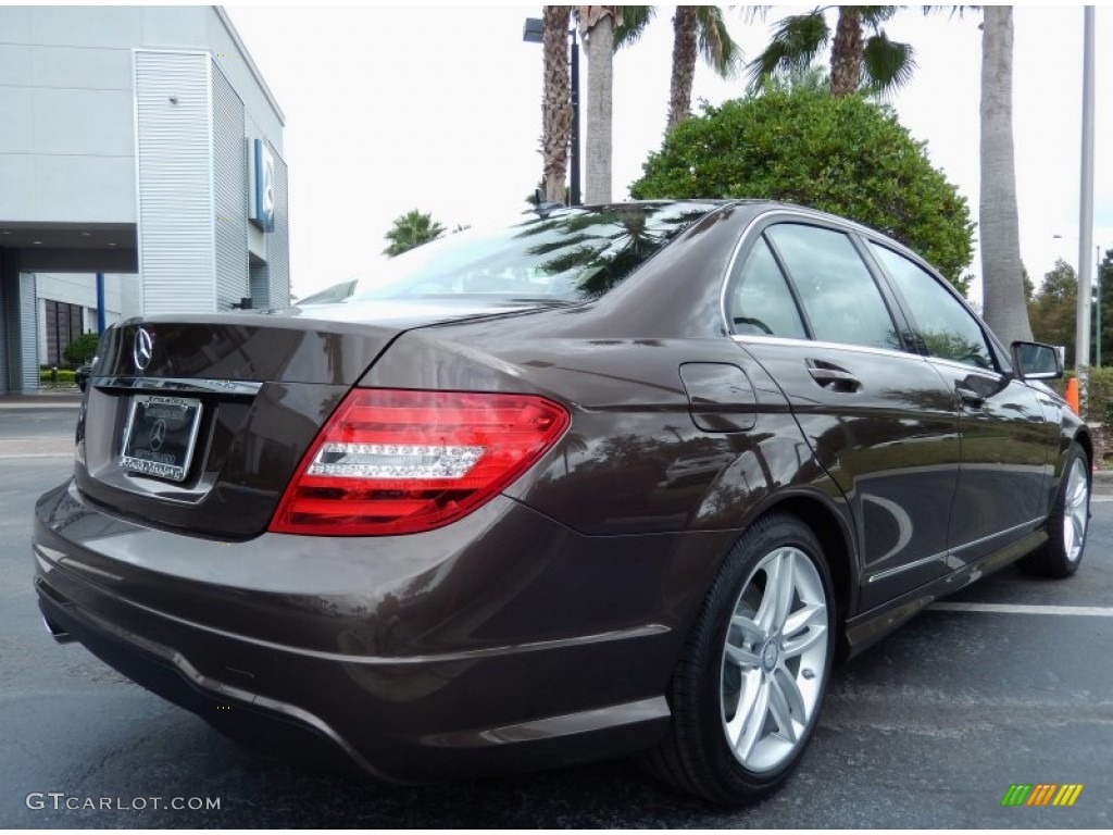 2014 C 250 Sport - Dolomite Brown Metallic / Almond/Mocha photo #3