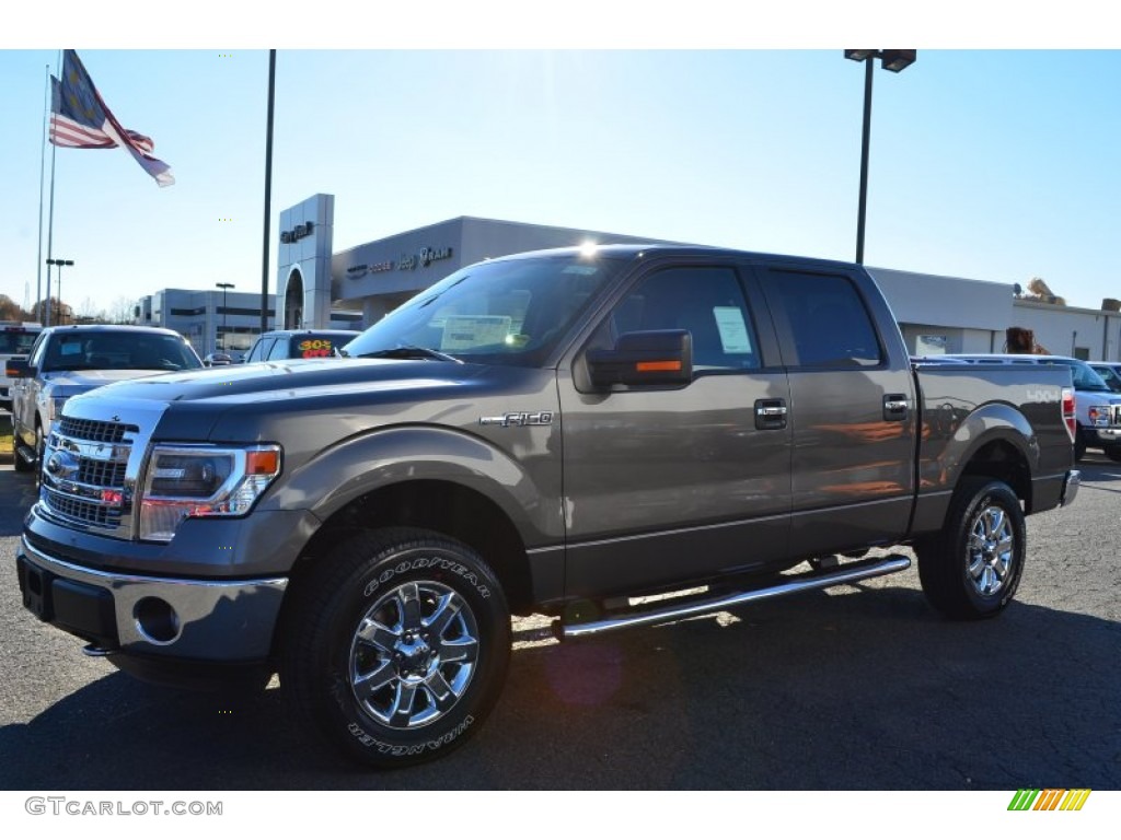 2014 F150 XLT SuperCrew 4x4 - Sterling Grey / Steel Grey photo #3