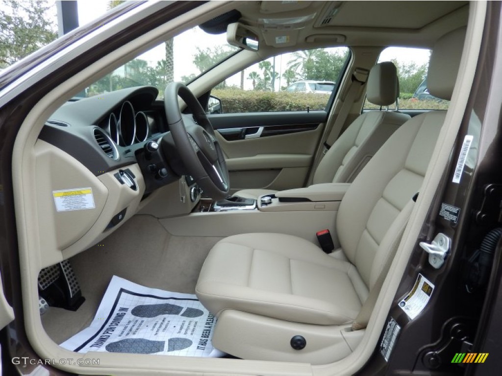2014 C 250 Sport - Dolomite Brown Metallic / Almond/Mocha photo #6