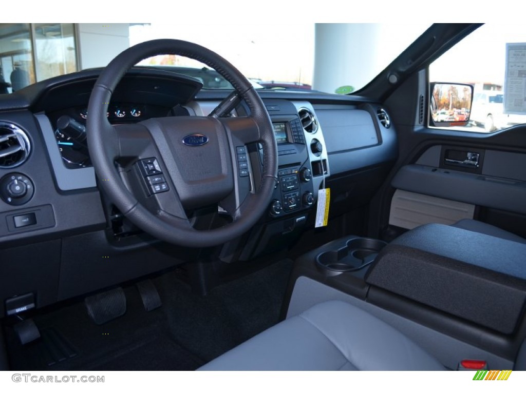 2014 F150 XLT SuperCrew 4x4 - Sterling Grey / Steel Grey photo #6