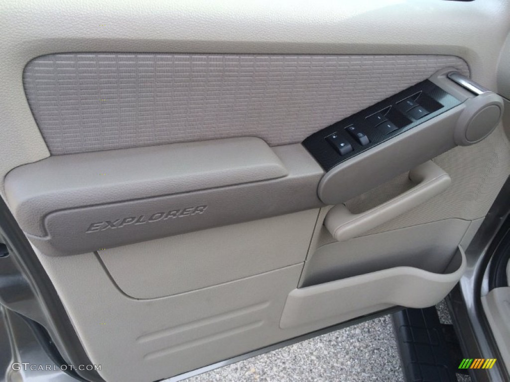 2007 Explorer Sport Trac XLT 4x4 - Mineral Grey Metallic / Light Stone photo #28