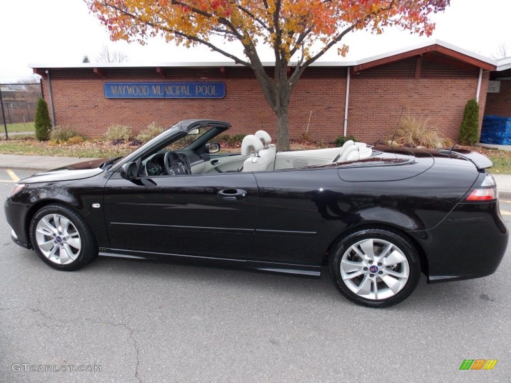 2010 9-3 Aero Convertible - Jet Black Metallic / Parchment/Black photo #35