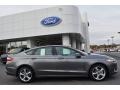 2014 Sterling Gray Ford Fusion Hybrid SE  photo #2