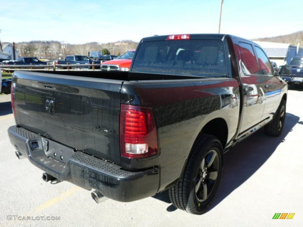 2014 1500 Express Crew Cab 4x4 - Black / Black/Diesel Gray photo #6