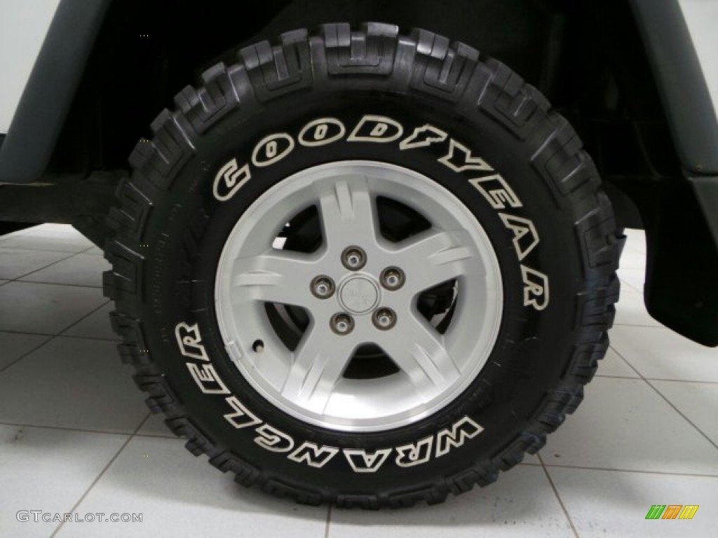 2004 Wrangler Unlimited 4x4 - Bright Silver Metallic / Dark Slate Gray photo #22