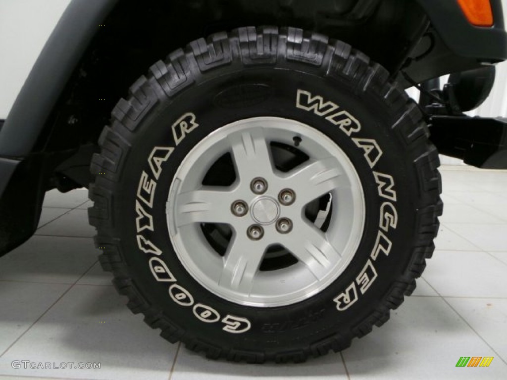 2004 Wrangler Unlimited 4x4 - Bright Silver Metallic / Dark Slate Gray photo #23