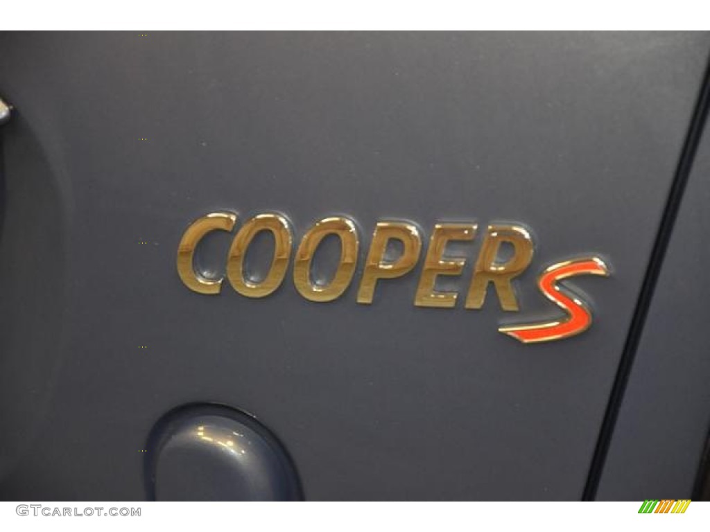 2006 Cooper S Convertible - Cool Blue Metallic / Space Gray/Panther Black photo #16