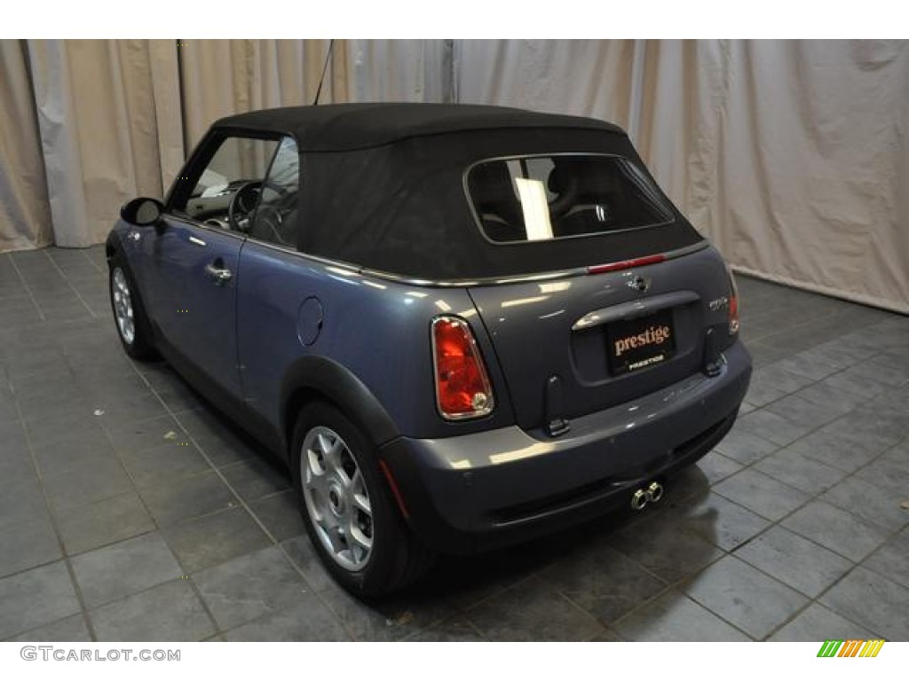 2006 Cooper S Convertible - Cool Blue Metallic / Space Gray/Panther Black photo #20