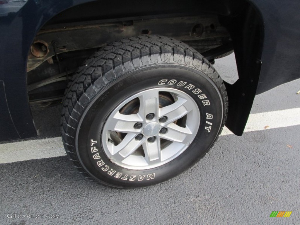 2007 Sierra 1500 SLE Extended Cab 4x4 - Deep Blue Metallic / Dark Titanium/Light Titanium photo #3