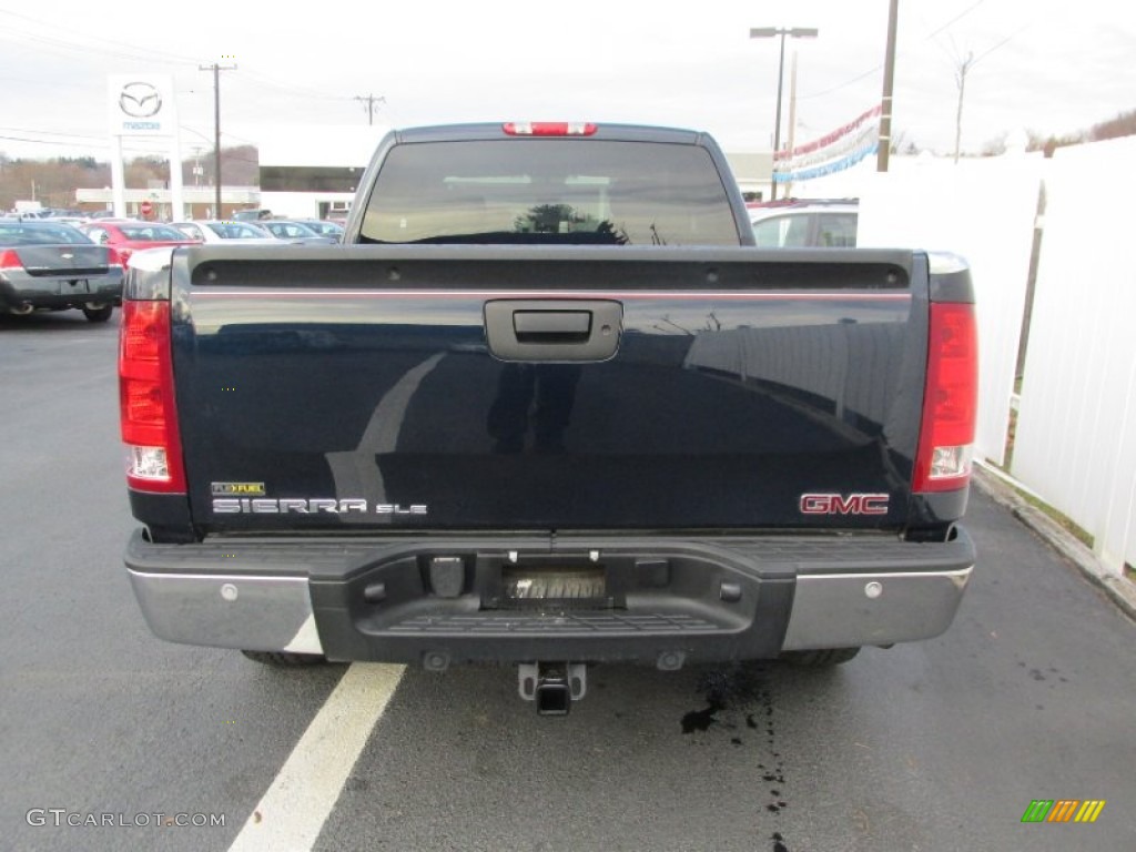 2007 Sierra 1500 SLE Extended Cab 4x4 - Deep Blue Metallic / Dark Titanium/Light Titanium photo #5