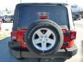 2014 Flame Red Jeep Wrangler Sport 4x4  photo #3