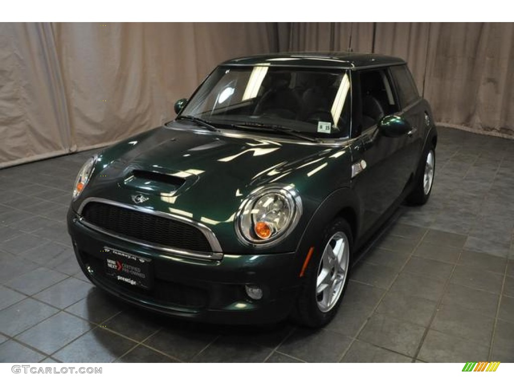 2010 Cooper S Hardtop - British Racing Green Metallic / Grey/Carbon Black photo #1