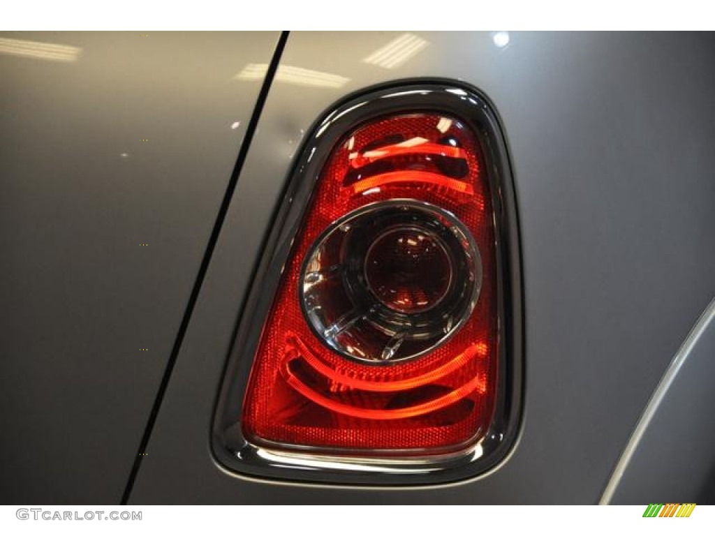 2011 Cooper Convertible - White Silver Metallic / Carbon Black photo #14