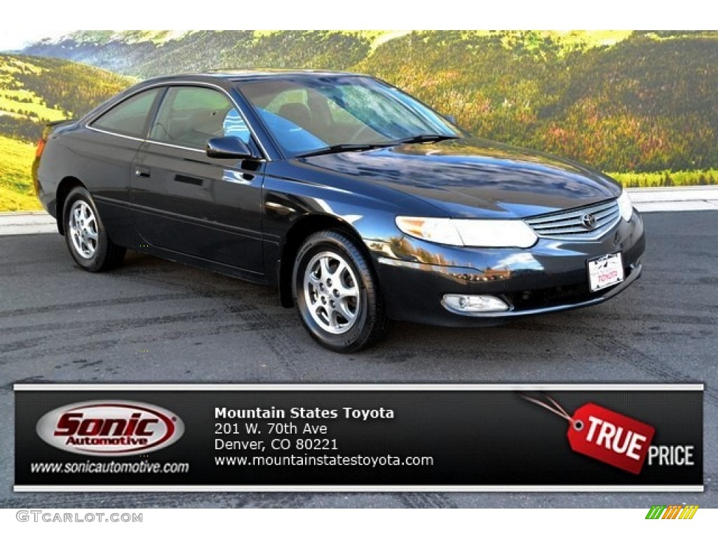 2003 Solara SE Coupe - Black Sand Pearl / Charcoal photo #1