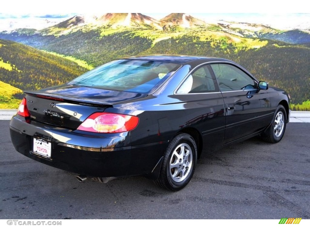 2003 Solara SE Coupe - Black Sand Pearl / Charcoal photo #3