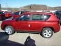 2014 Deep Cherry Red Crystal Pearl Jeep Compass Sport 4x4  photo #2