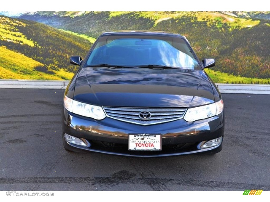 2003 Solara SE Coupe - Black Sand Pearl / Charcoal photo #4