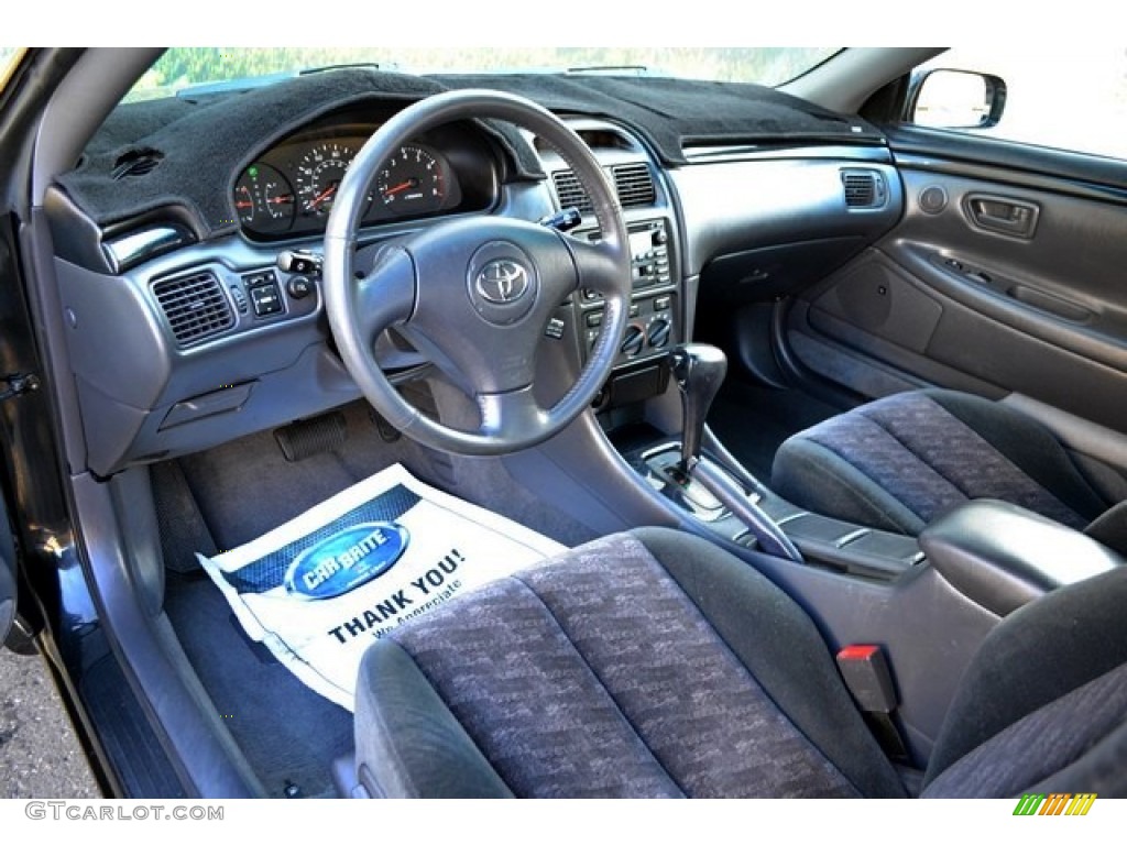 2003 Solara SE Coupe - Black Sand Pearl / Charcoal photo #9