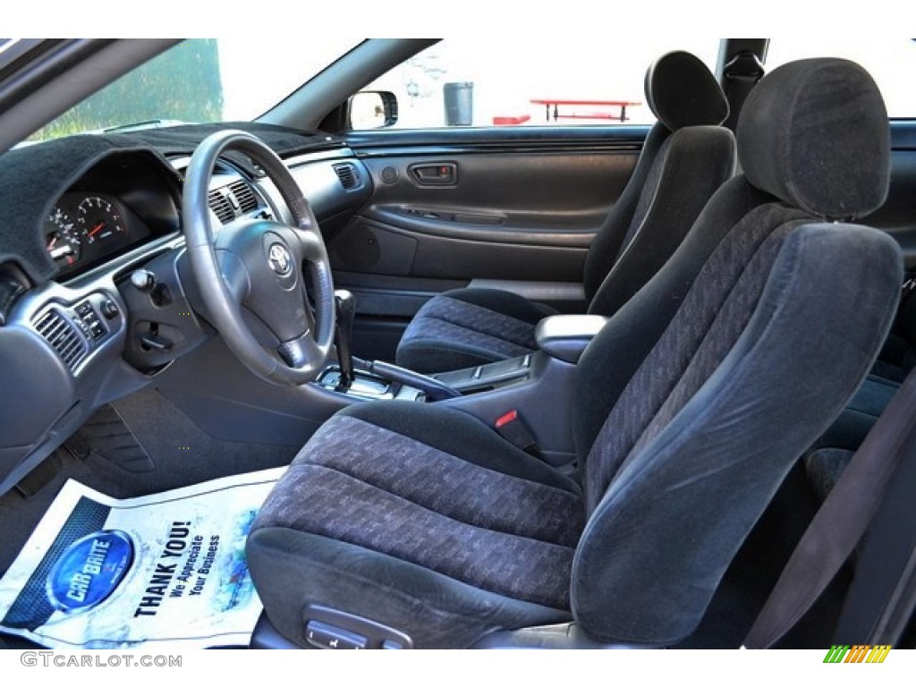 2003 Solara SE Coupe - Black Sand Pearl / Charcoal photo #10