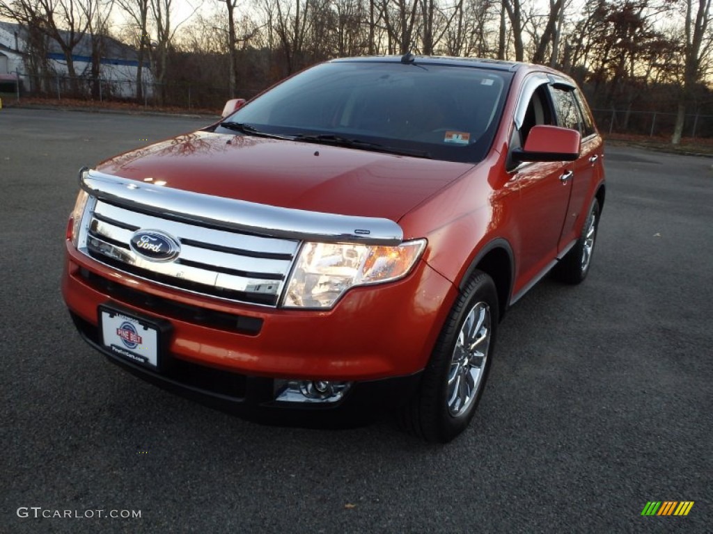 2008 Edge Limited - Blazing Copper Metallic / Charcoal photo #1