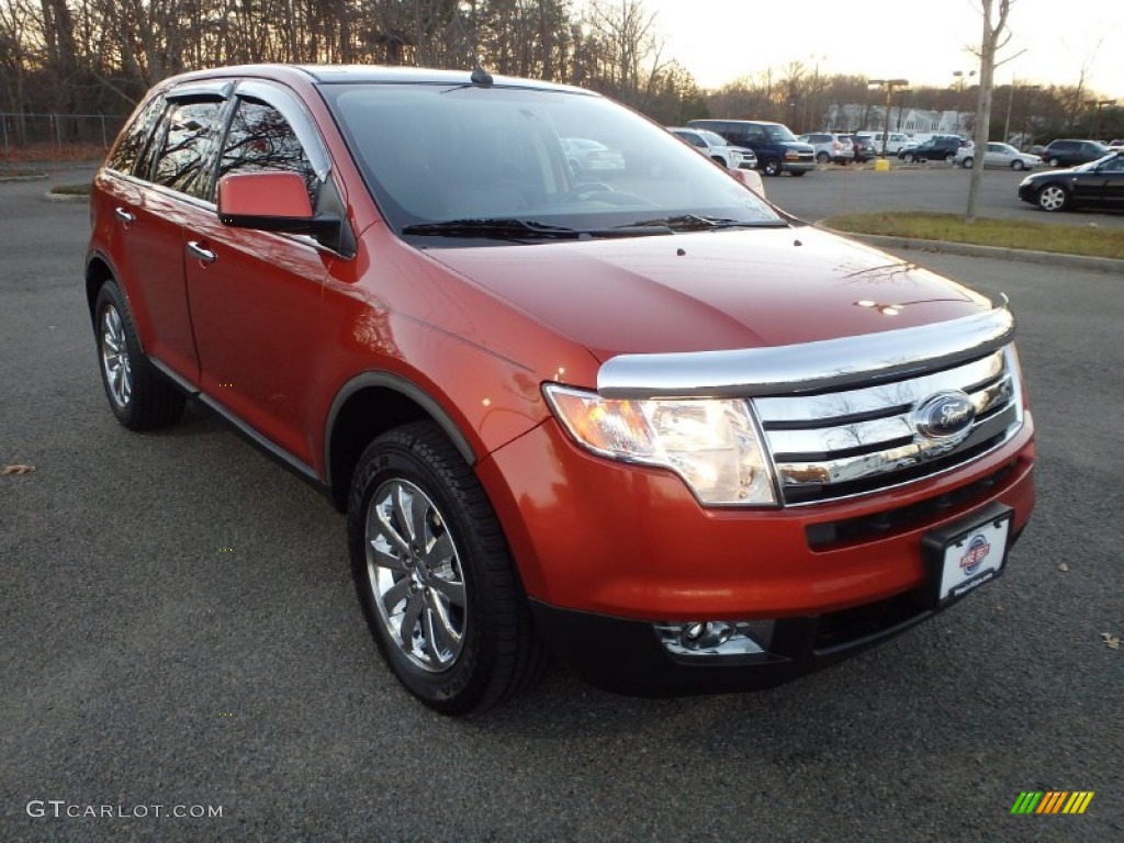 2008 Edge Limited - Blazing Copper Metallic / Charcoal photo #3