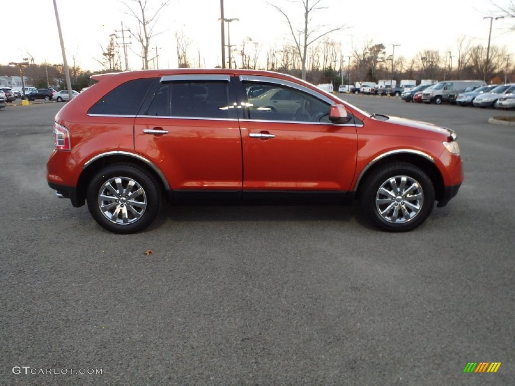 2008 Edge Limited - Blazing Copper Metallic / Charcoal photo #4