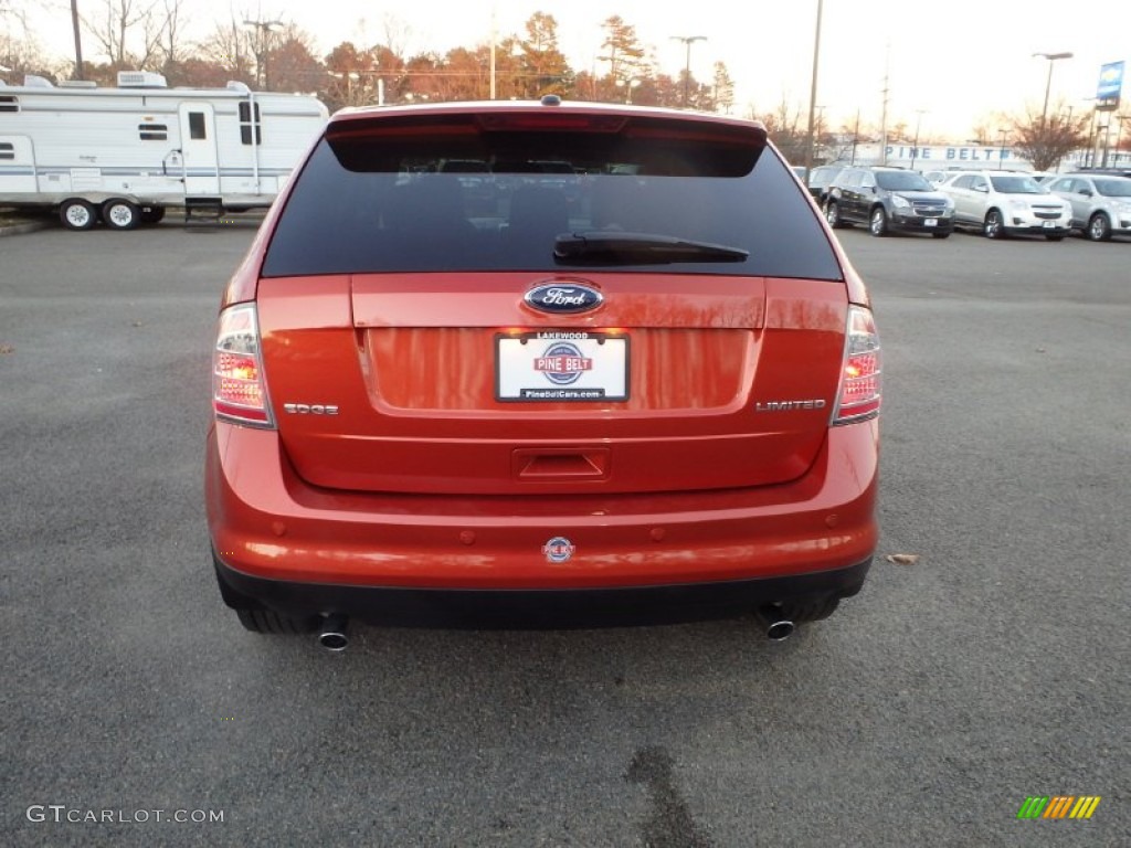 2008 Edge Limited - Blazing Copper Metallic / Charcoal photo #8
