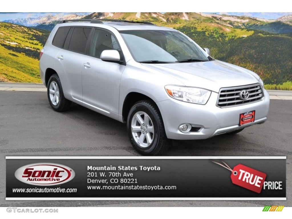 2010 Highlander SE 4WD - Classic Silver Metallic / Black photo #1