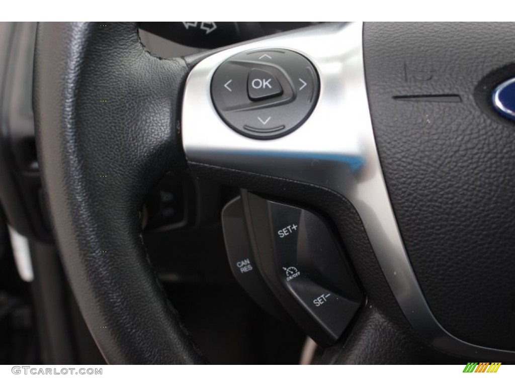 2012 Focus SEL Sedan - Black / Charcoal Black photo #21