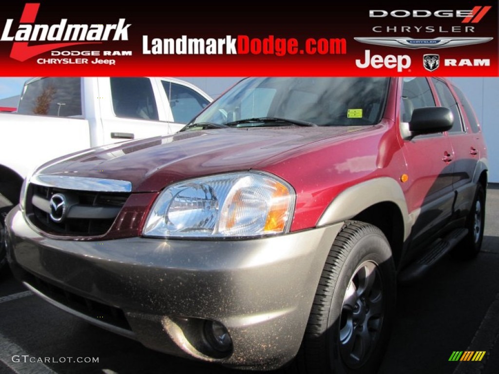 2003 Tribute ES-V6 - Redfire Metallic / Dark Flint Gray photo #1