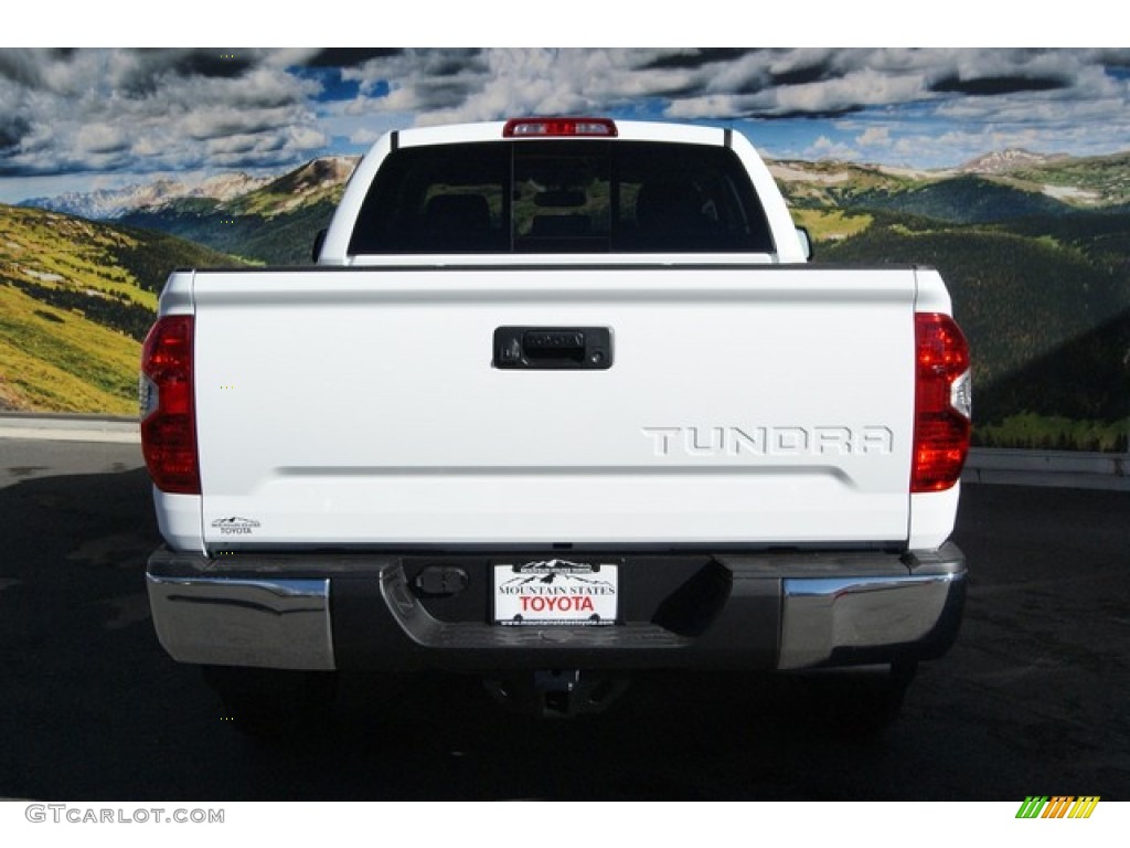 2014 Tundra SR5 TRD Double Cab 4x4 - Super White / Black photo #4