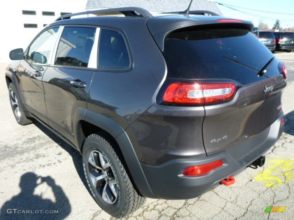 Granite Crystal Metallic 2014 Jeep Cherokee Trailhawk 4x4 Exterior Photo #88164770