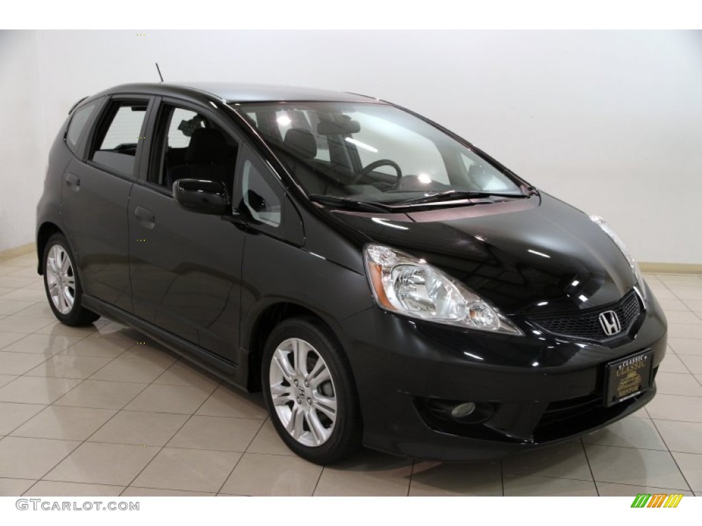 2011 Fit Sport - Crystal Black Pearl / Gray photo #1