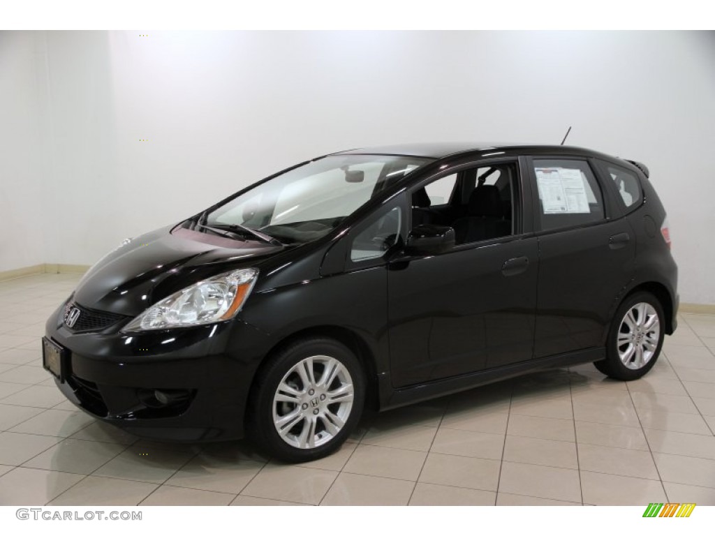 2011 Fit Sport - Crystal Black Pearl / Gray photo #3