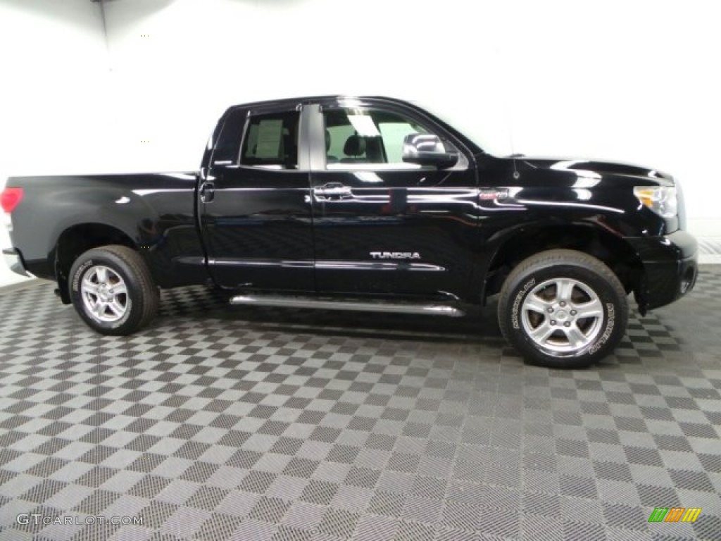 2007 Tundra Limited Double Cab 4x4 - Black / Graphite Gray photo #3